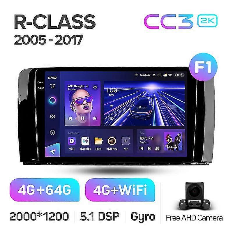 Cc3 2k For  Benz R-class R Class W251 R280 R300 R320 2005 - 2017 Car Radio Multimedia Video Player Navigation Stereo Gps Android 10 No 2din 2 Din Dvd