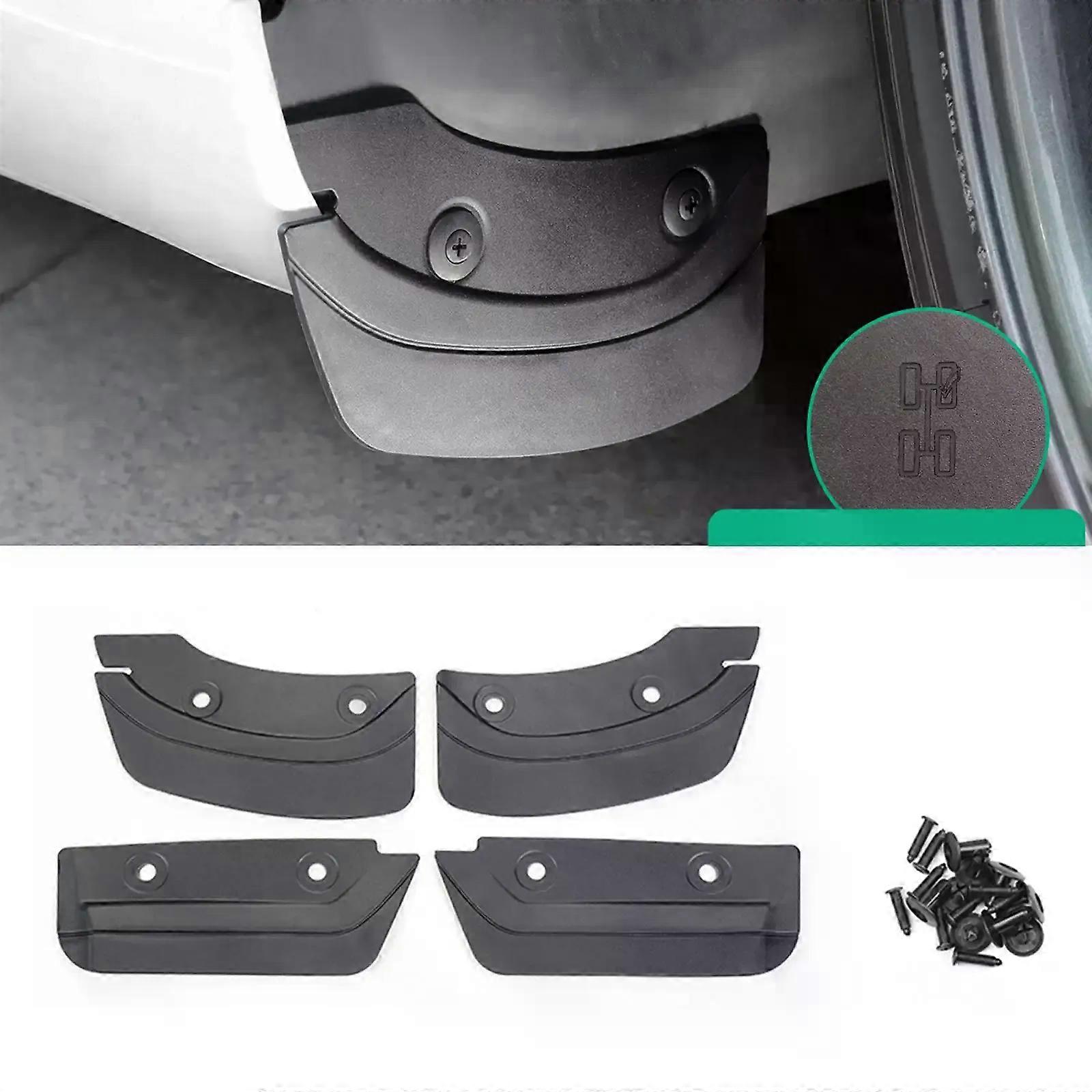 Mud Flaps Accessory Sediment Protection Mudguard Splash Guards Mudflaps for Model 3 Easy Installation