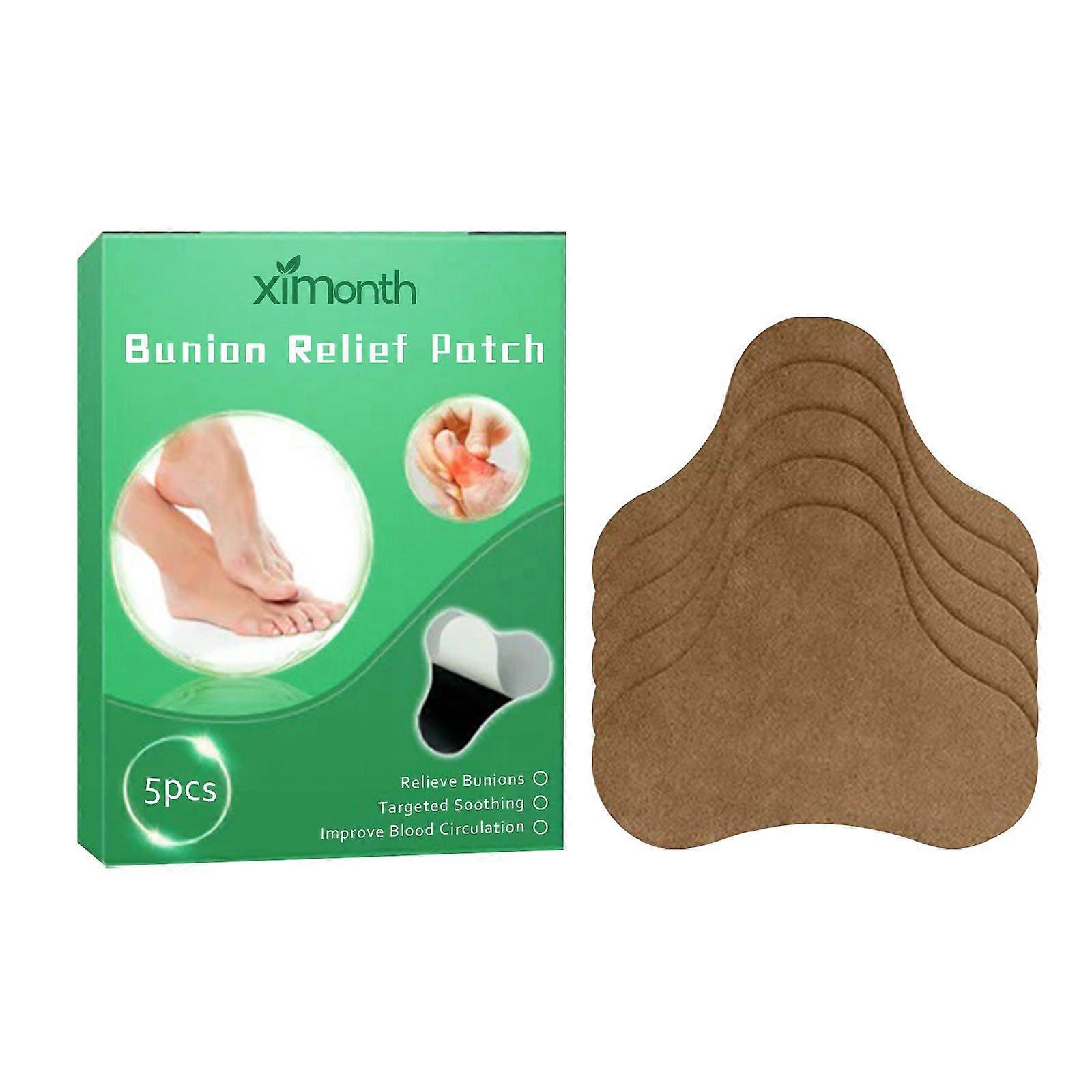 Foot Care Bunion Relief Patch, Pain & Swelling Reduction, Corrects Toe Alignment ,5pcs