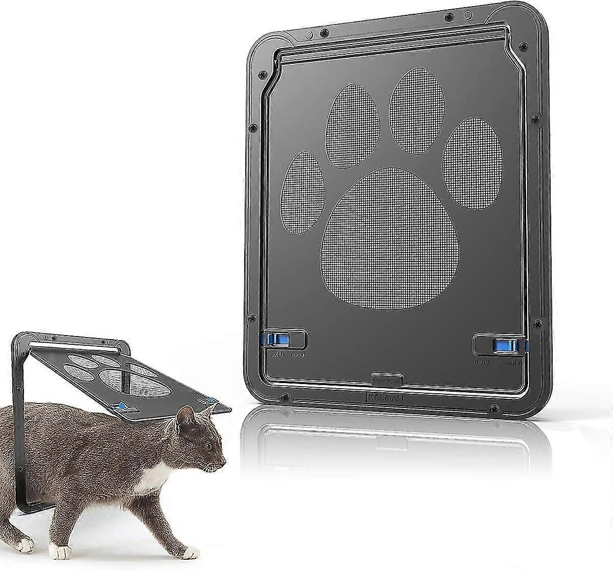 Dog Cat Flap Easy To Install Locking Cat Flaps Pet Door (29cm X 24cm)