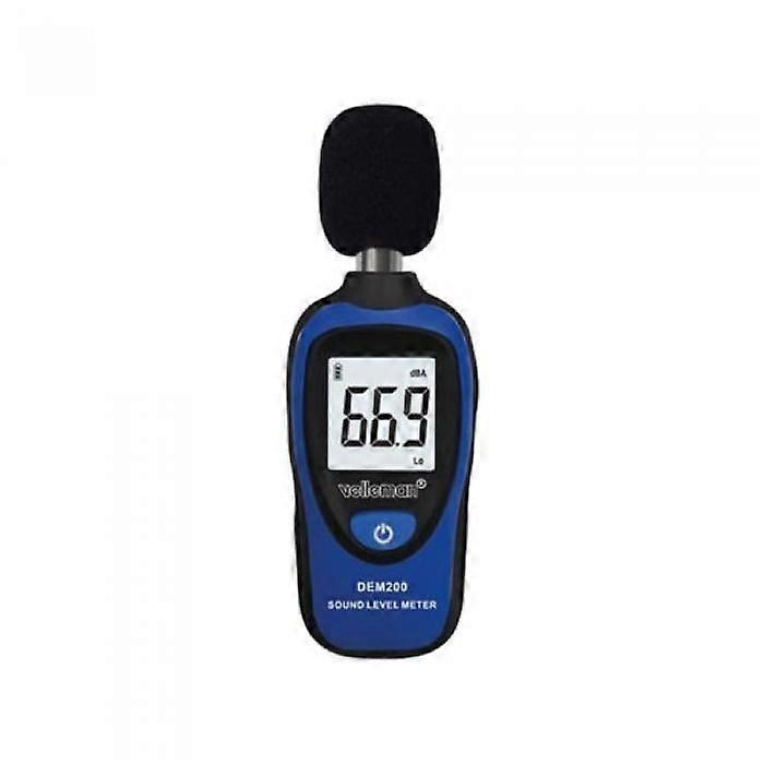 Velleman Mini DEM200 Digital Sound Level Meter - Measurement from 30 to 130 dB with a resolution of 0.1 dB