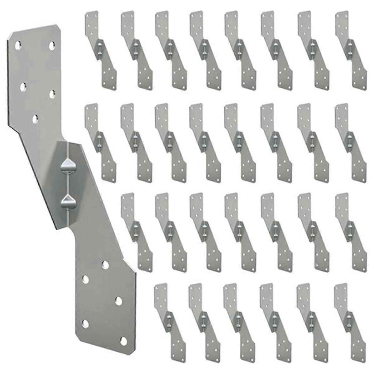 50Pcs Strong-Tie H2.5A, HOT-DIP Galvanized Steel Hurricane Tie