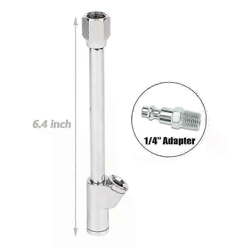 Chuck 2in1 Heavy Duty Tire Filler FNPT RV Dual Head Inflator 1/4\Compressor Dual Head Chuck Inflator Tool For Truck RV Bus