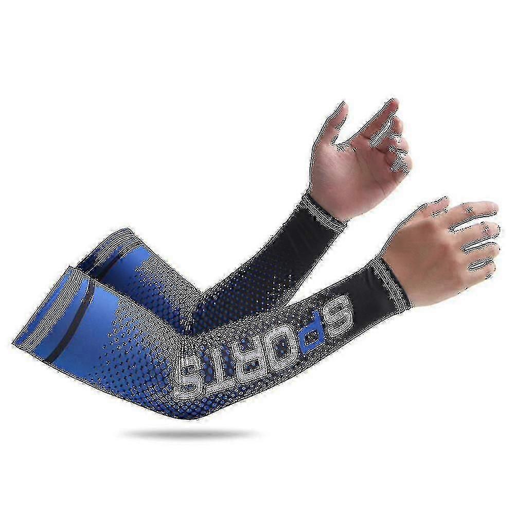 1 Pair Unisex Arm Warmer Cuff Cover Cycling Running Sun Protection Arm Sleeves Comfortable Breathable Oversleeves