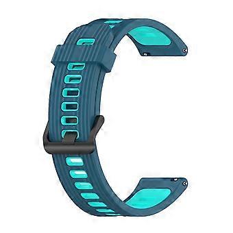 Reloj vertical de silicona para Forerunner 255 azul turquesa