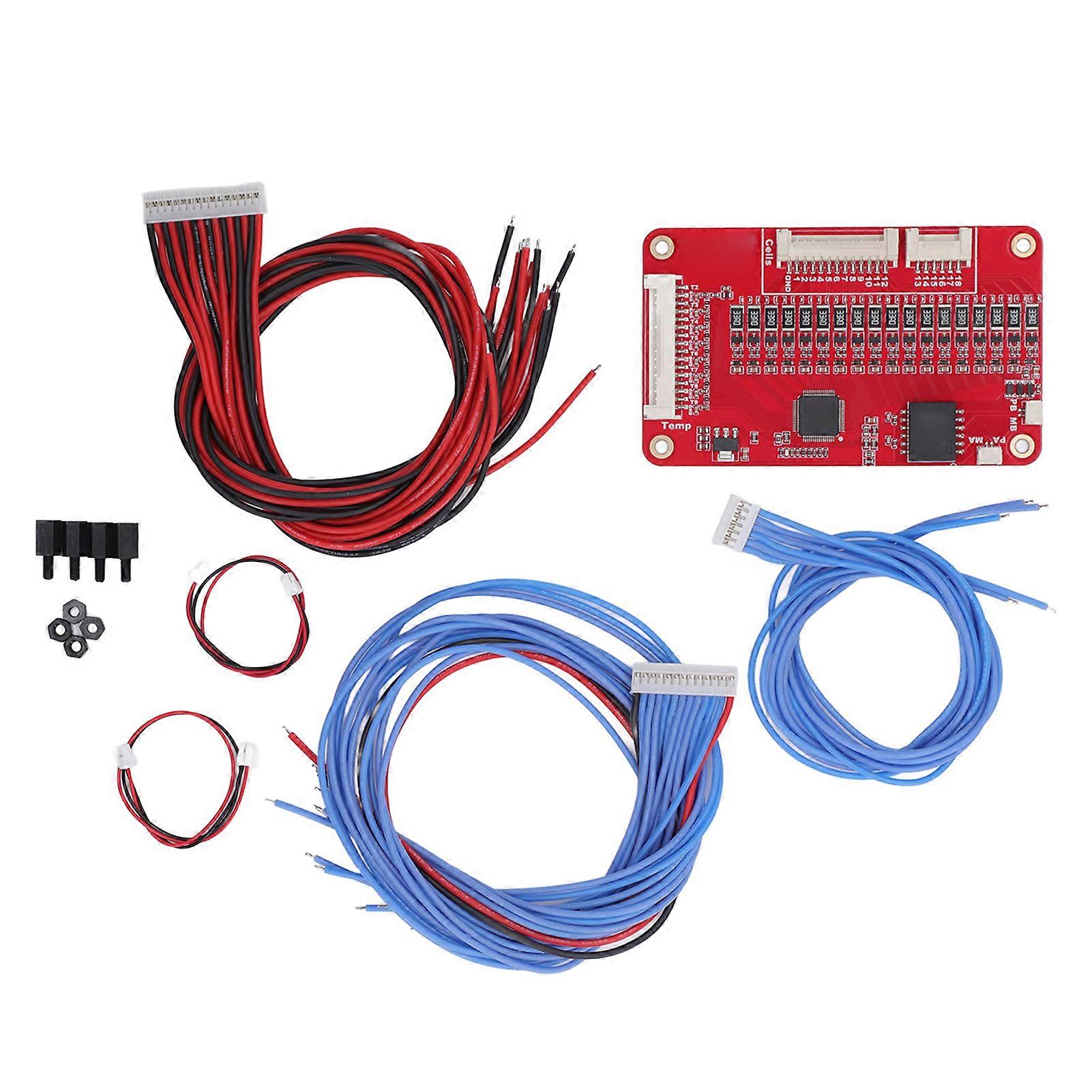 BMS Control Board 18S Programmable Battery Management System Control Protection Board 150V