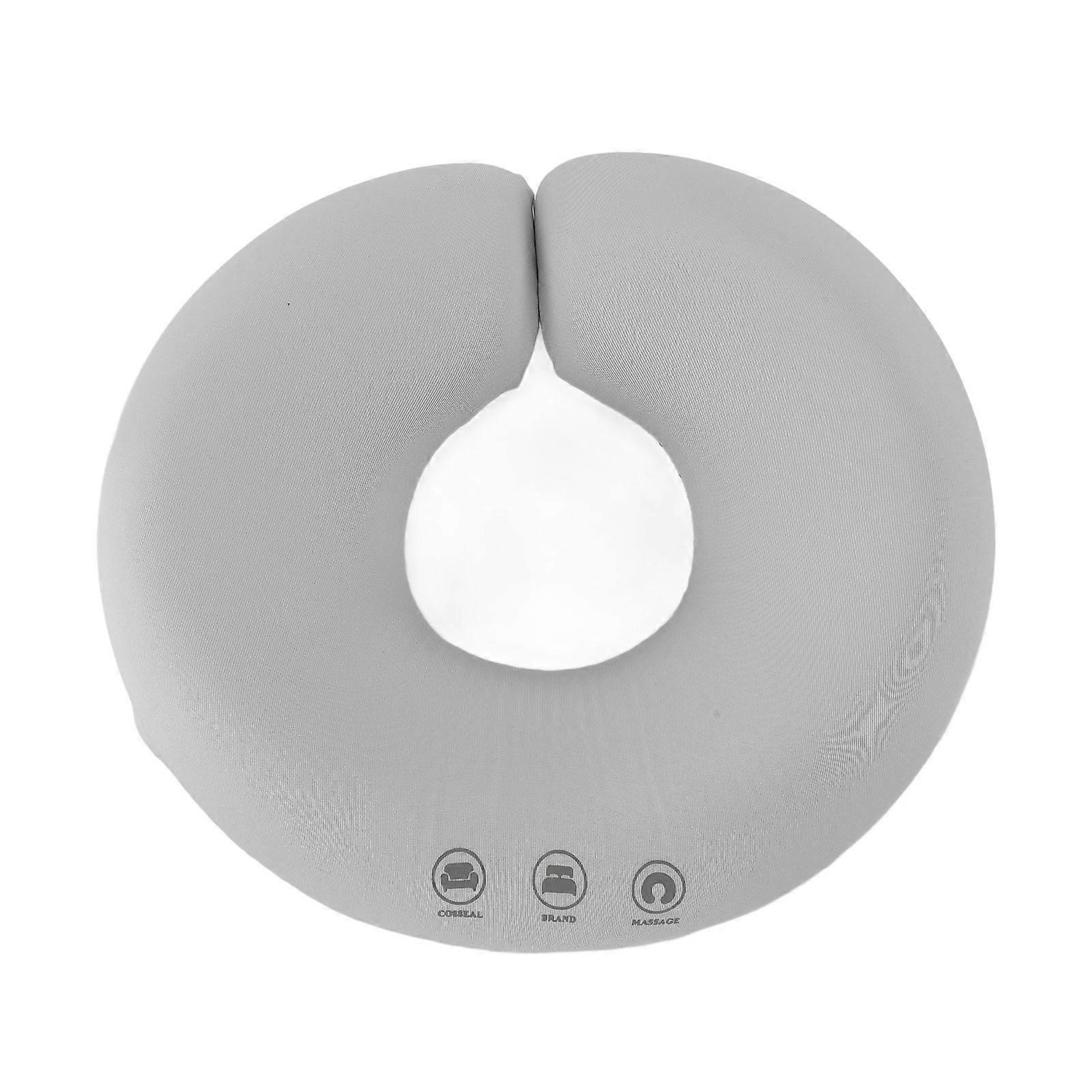 Facial Massage Pillow Soft Rebound Prone Face Down Cushion for Sleeping After Surgery Grey Comfortable Support