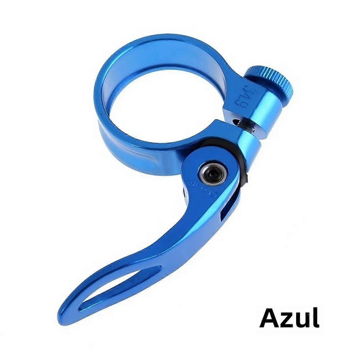 Super Fast Aluminum Bicycle Handlebar Clamp 31.8mm Quick Release Style for Cycling and Mountaineering