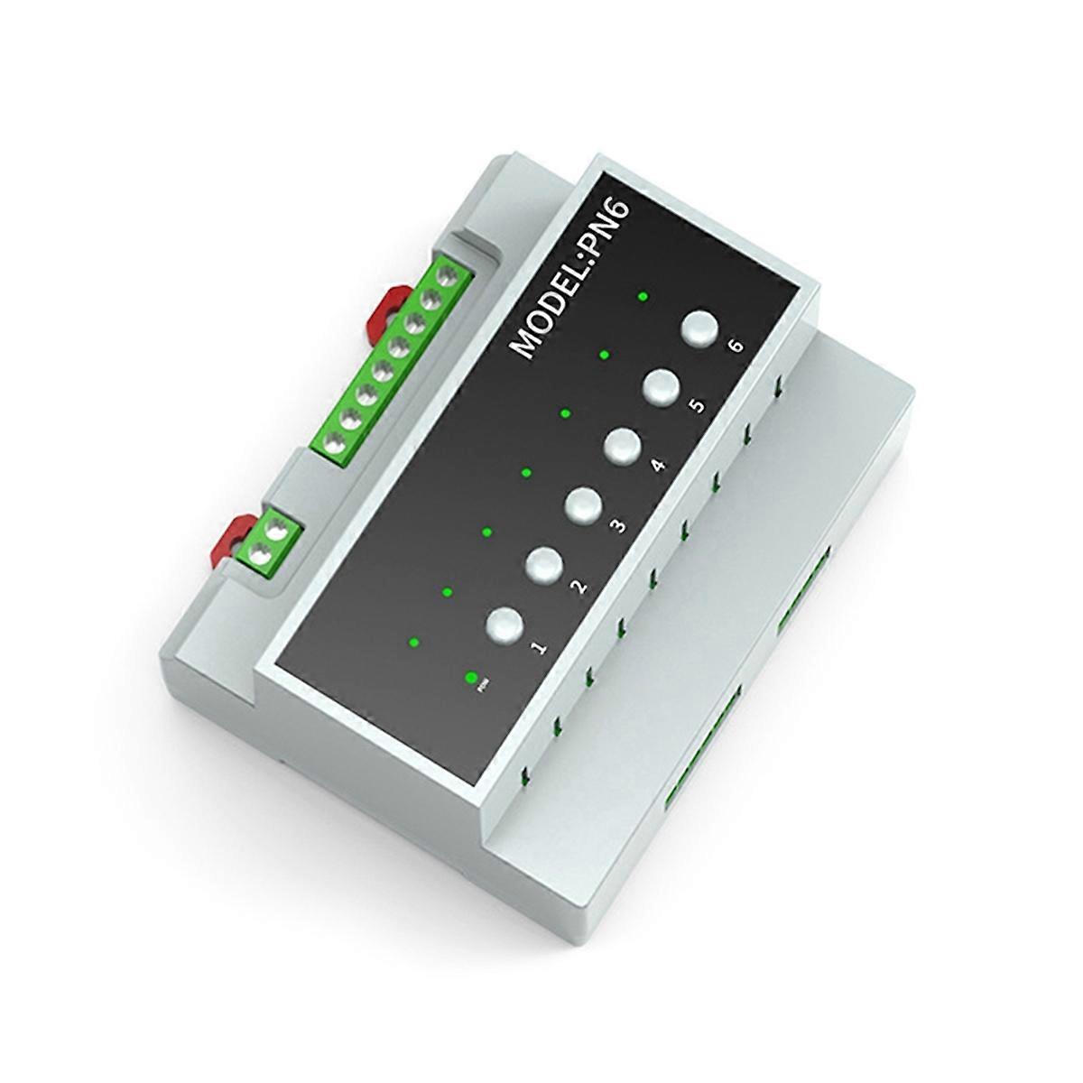 Tuya Smart Home 6-Channel 16A Relay Switch Module Dry Contact Module for Intelligent Appliance Cont