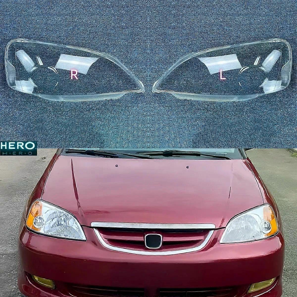 High qualityFor Honda Civic 2001 2002 2003 2004 Headlamp Lens Cover Headlights Glass Shell Transparent Lamp Shade Replace Original Lampshade