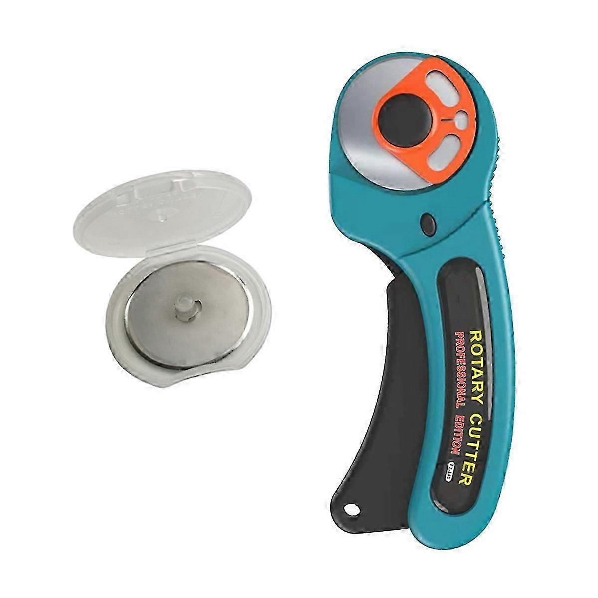 FT145 Rotary Cutter 45mm Patchwork Roller Easy Tearing Cutting Tools compatible with Cloth Leather Paper Ticket