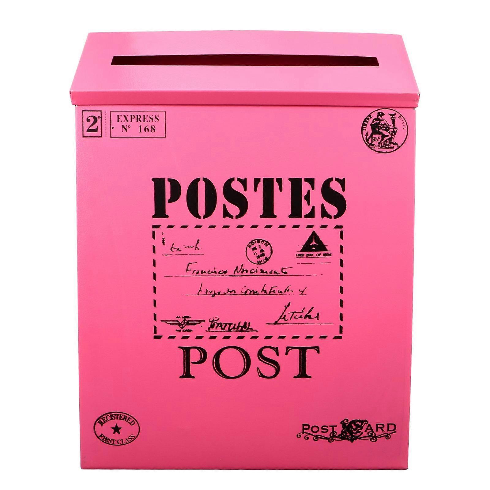 1pc Multifunctional Letter Box Durable Post Box Decor Photo Props for Decoration