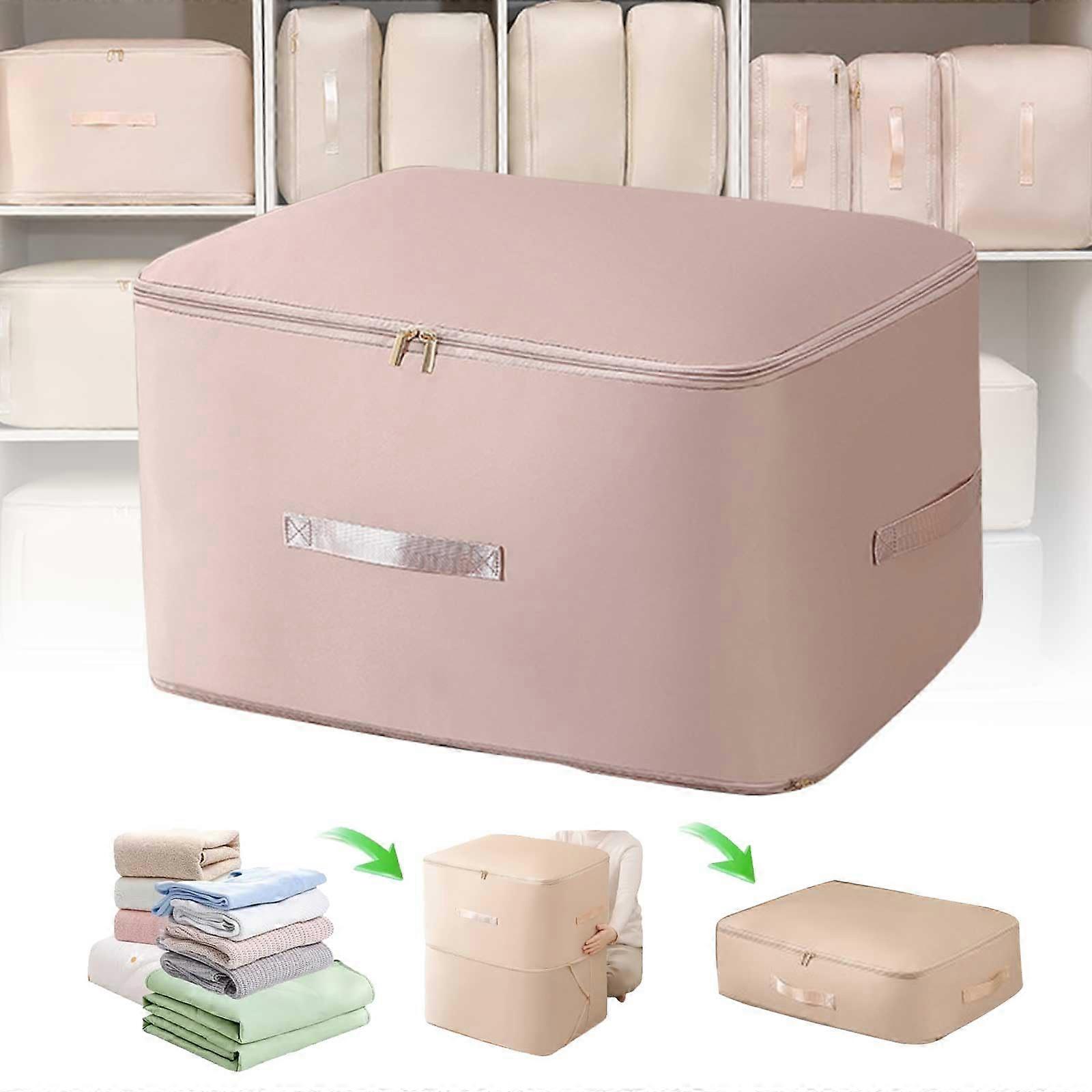 Ultra Compression Organizer Warehouse Bag for Quilts, Clothes, Blankets - Extra-Large Pink Storage Solution
