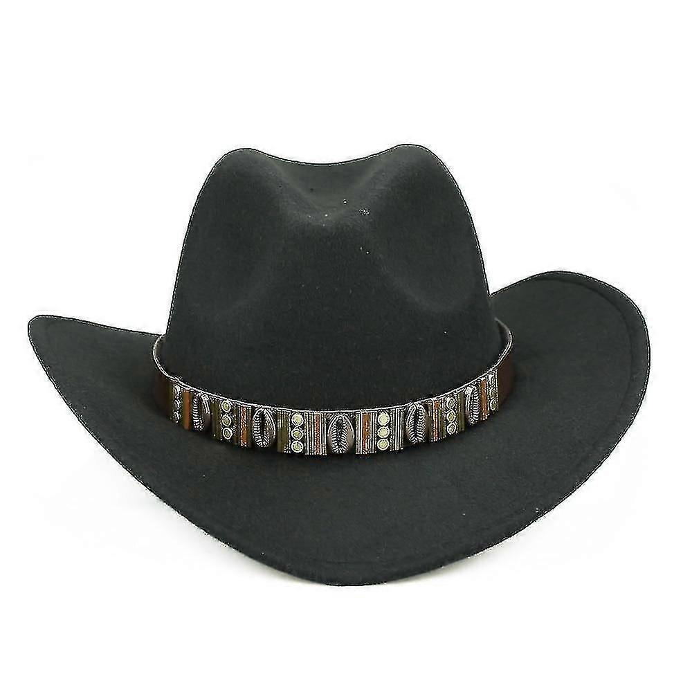 Metall belte Cowboy Caps, Kvinner Vinterhatt