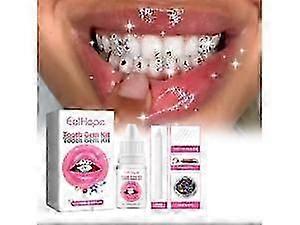 Tooth Gem Kit DIY Tooth Jewelry Kits, Removable Tooth Ornaments, Artificial Fashionable Crystal Tooth Ornaments