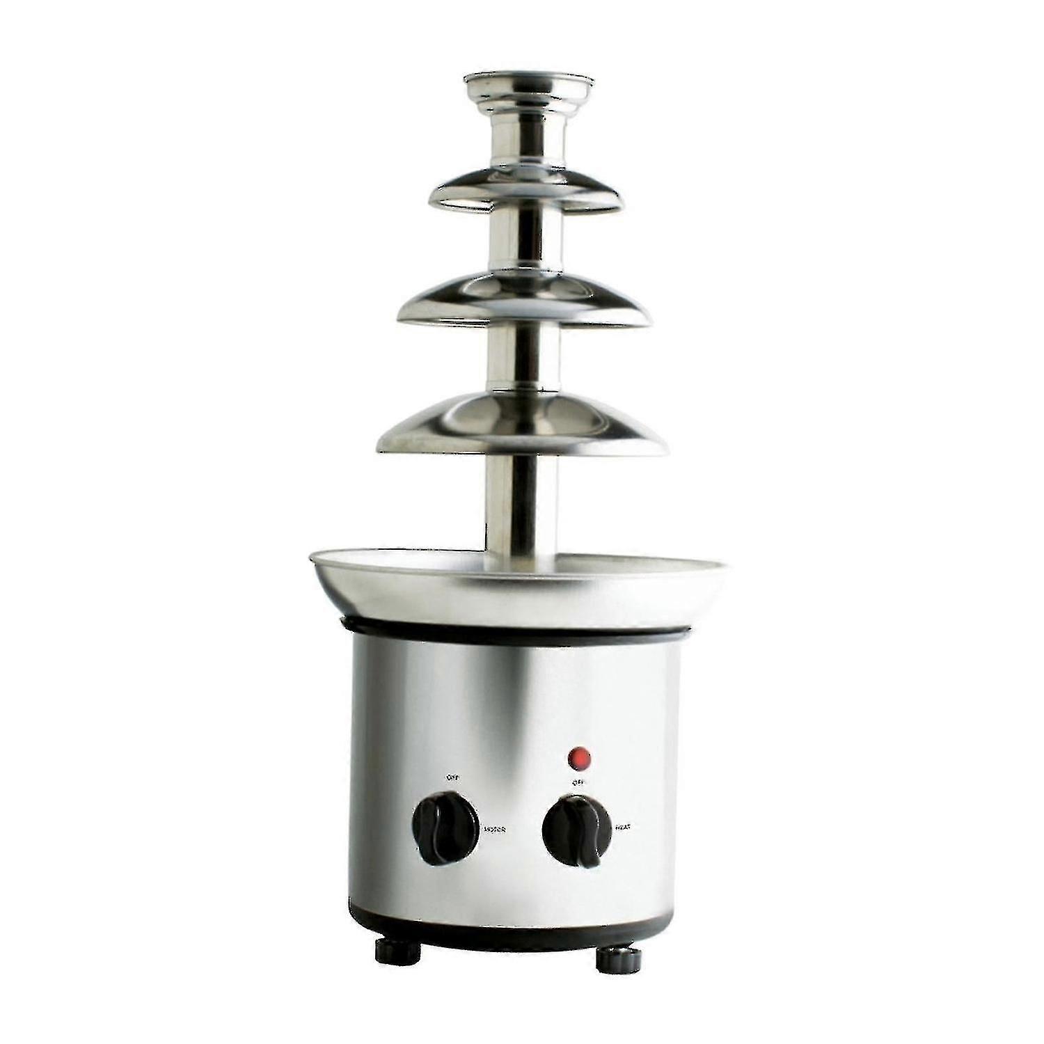 Electric Chocolate Fondue Fountain Diy Waterfall For Nacho Cheese Bbq Sauce