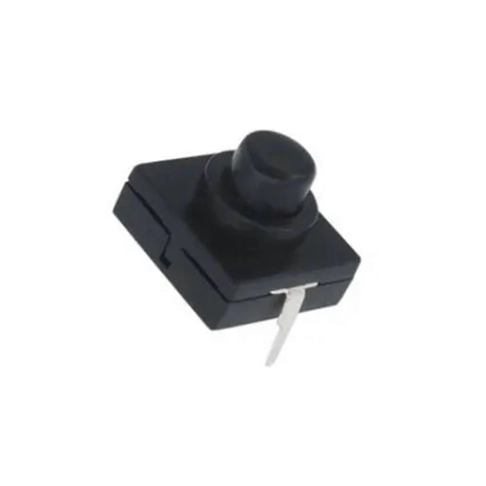 10PCS Flashlight Switch SMD DIP Power Button Ultra-Thin Self-Locking 1208YD 213WS 213BS KAN-28 1010X 1712KD 12x12x9.4mm