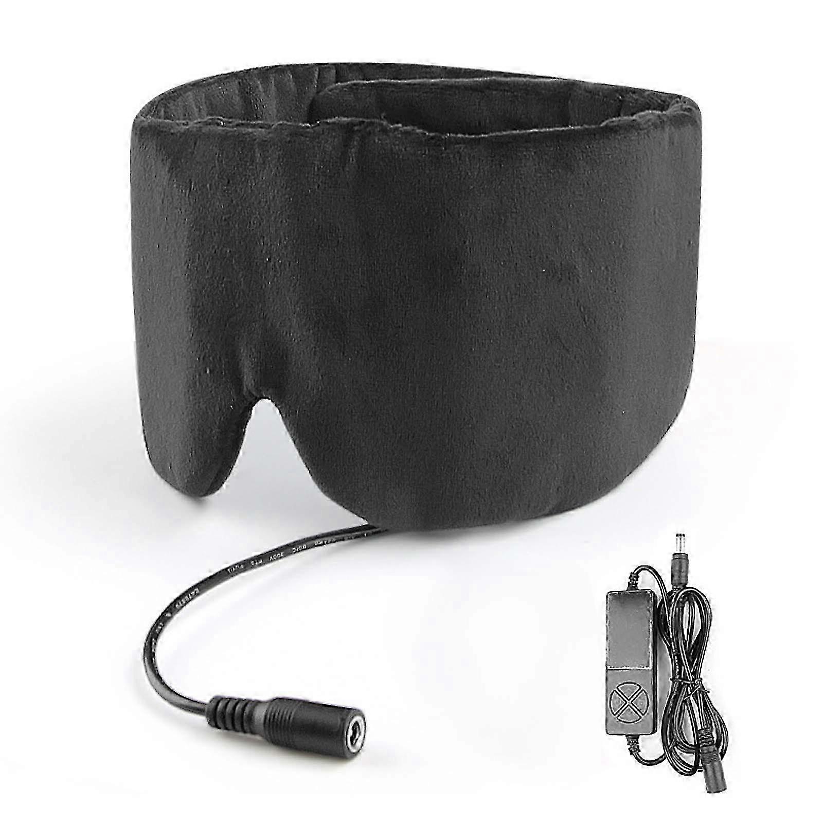 Electric Heating Eye Mask With Three Speed Timer Temperature Adjustment Light-shielding Sleeping Head Circumference Soft Breathable Adjustable