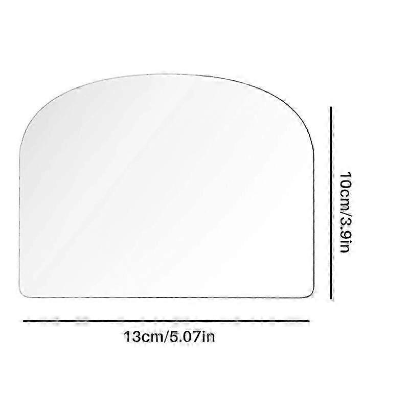 13PCS Transparent Cake Cream Scraper Flexible Plastic Icing Spatula Buttercream Smoother Cake Decor