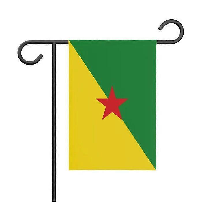 Flag - Guyana - 32 x 47.5 cm - Polyester - Double-sided print - Multicolored