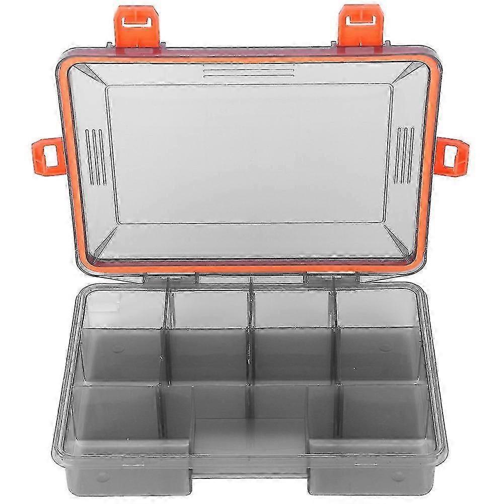 Waterproof Plastic Multifunction Fishing Lure Storage Box with Multi Grids - Bait Tackle Accessory