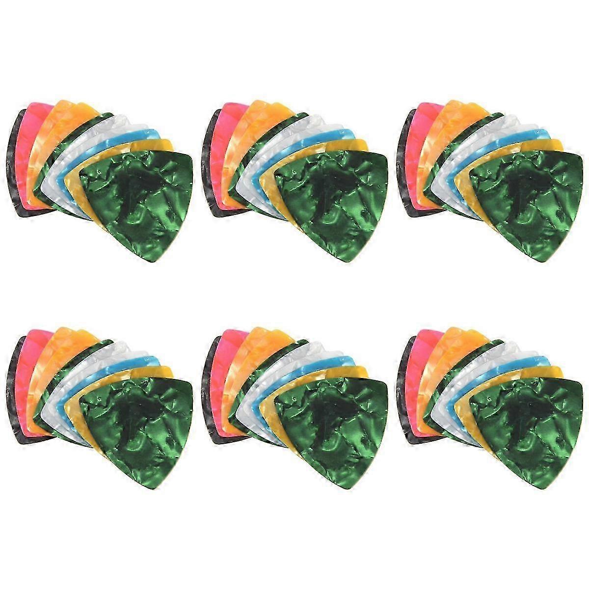 60Pcs Acoustic/ Plectrums 0.46mm---Assorted Color