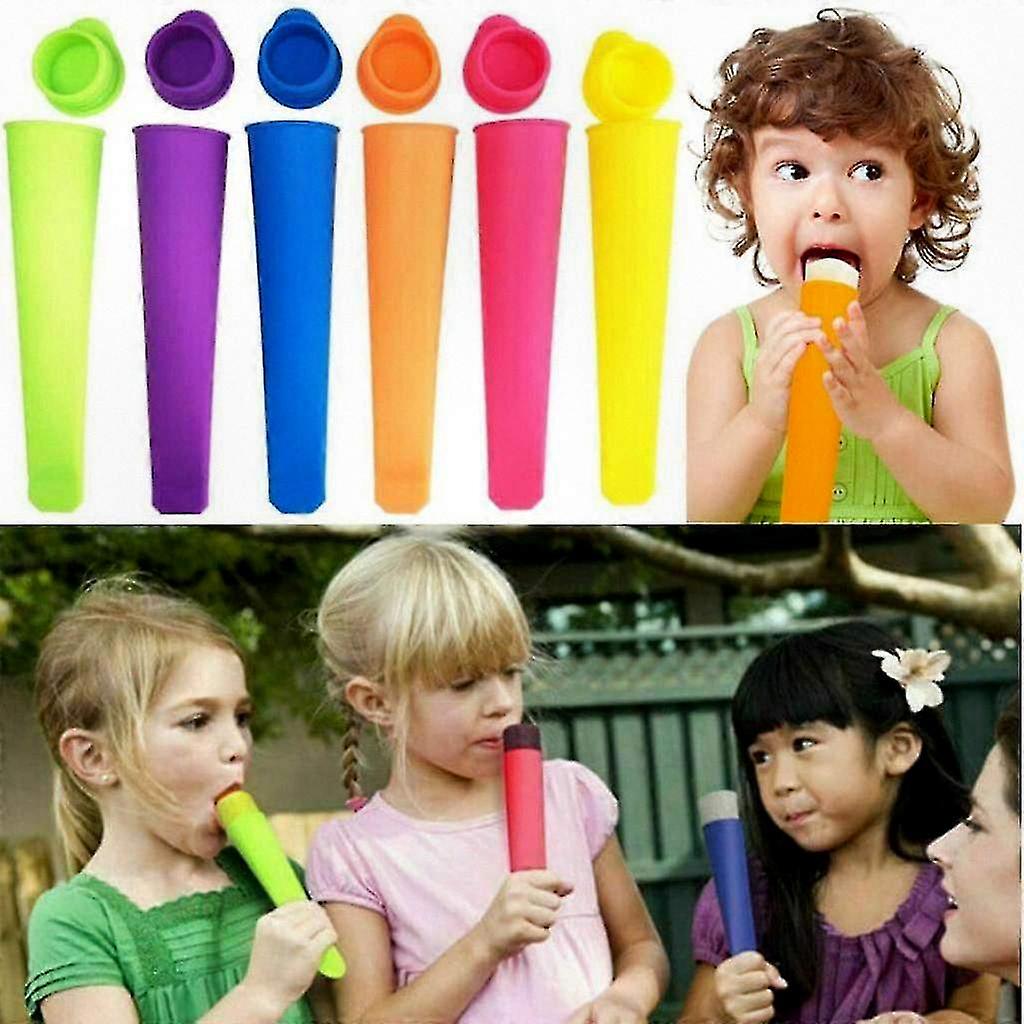 Silicone Ice Pop Maker Set, BPA Free Moulds for Freezing Delicious Ice Cream Treats