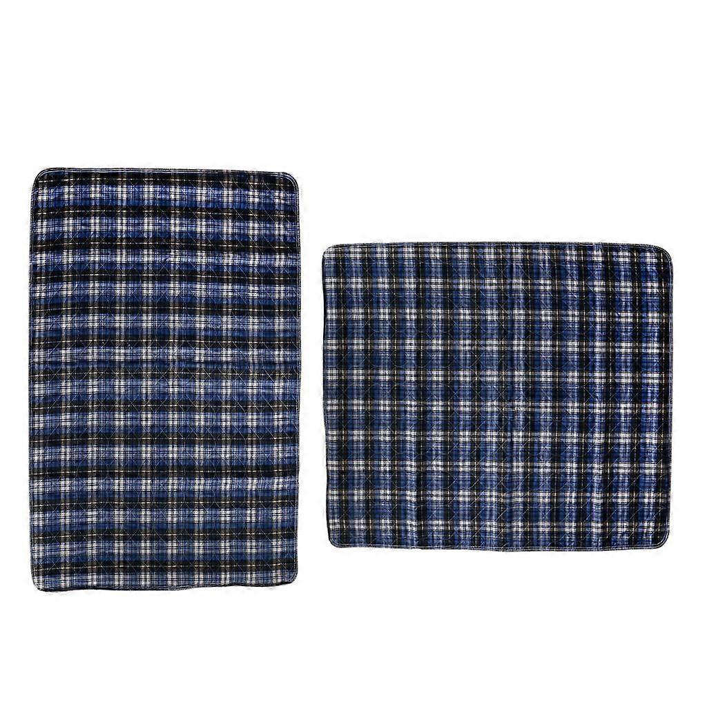 2pcs Washable Reusable Underpad Incontinence Pad Absorbent Sheet Protector