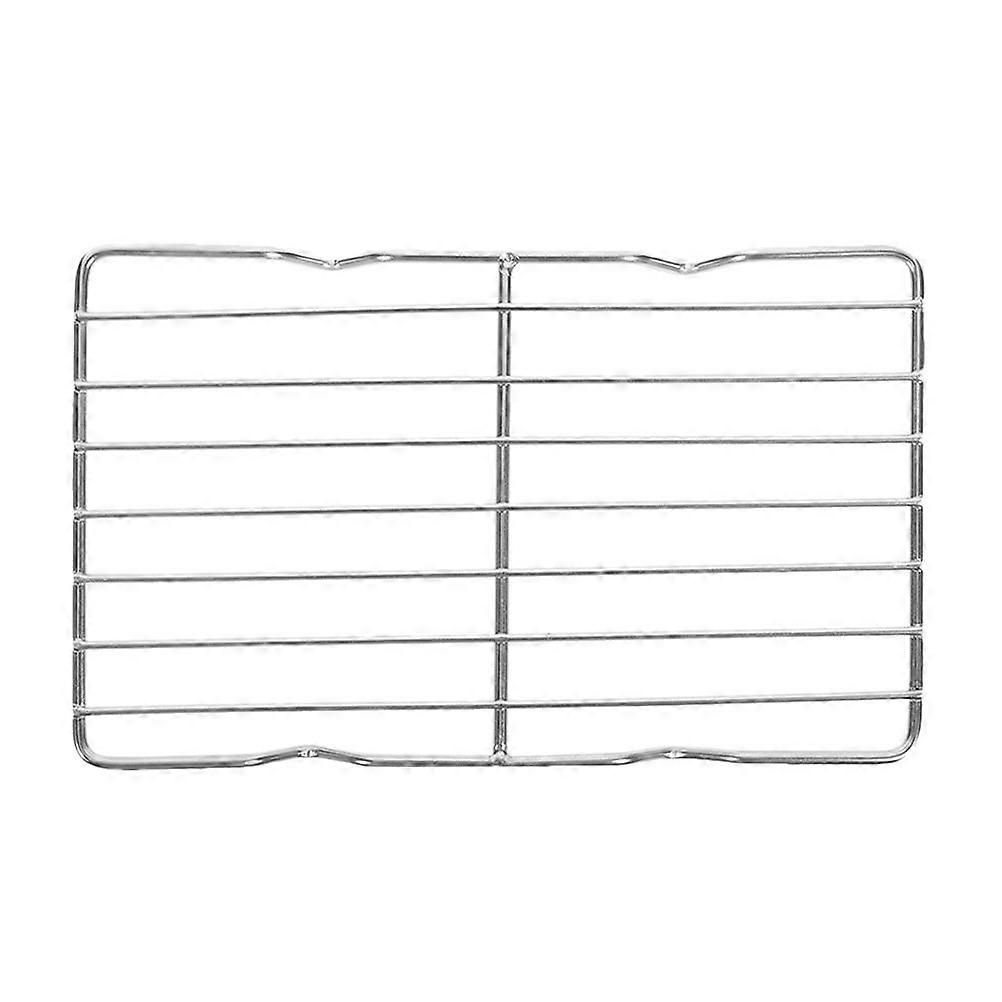 Stainless Steel Grilling Rack Multi-use Roasting Rack Baking Cooling Steaming Rack (35x24cm)