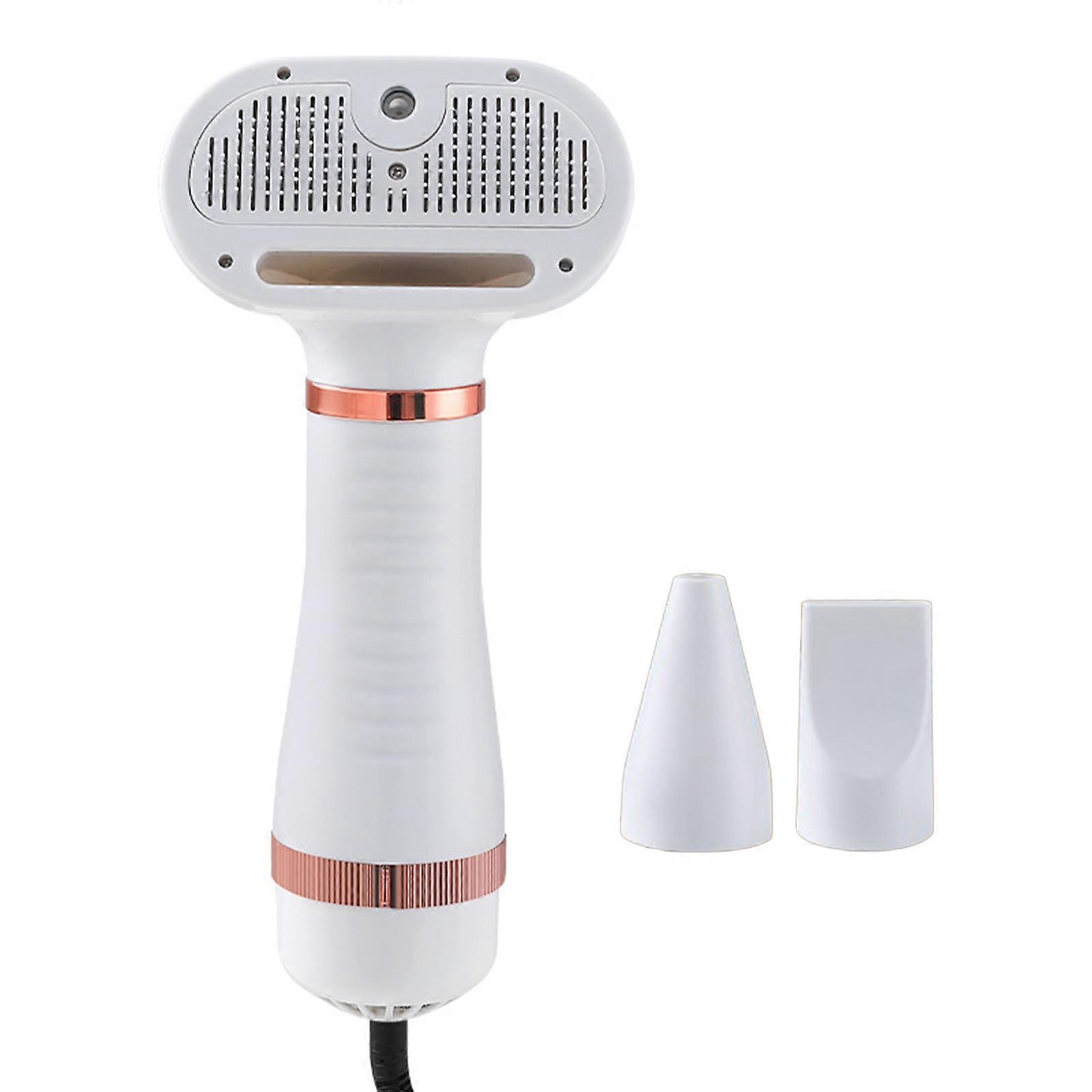 Dog Hair Dryer Quickly Dry Adjustable Speed Different Nozzles Combs Easy Blowing Adjustable Temperature Rose gold