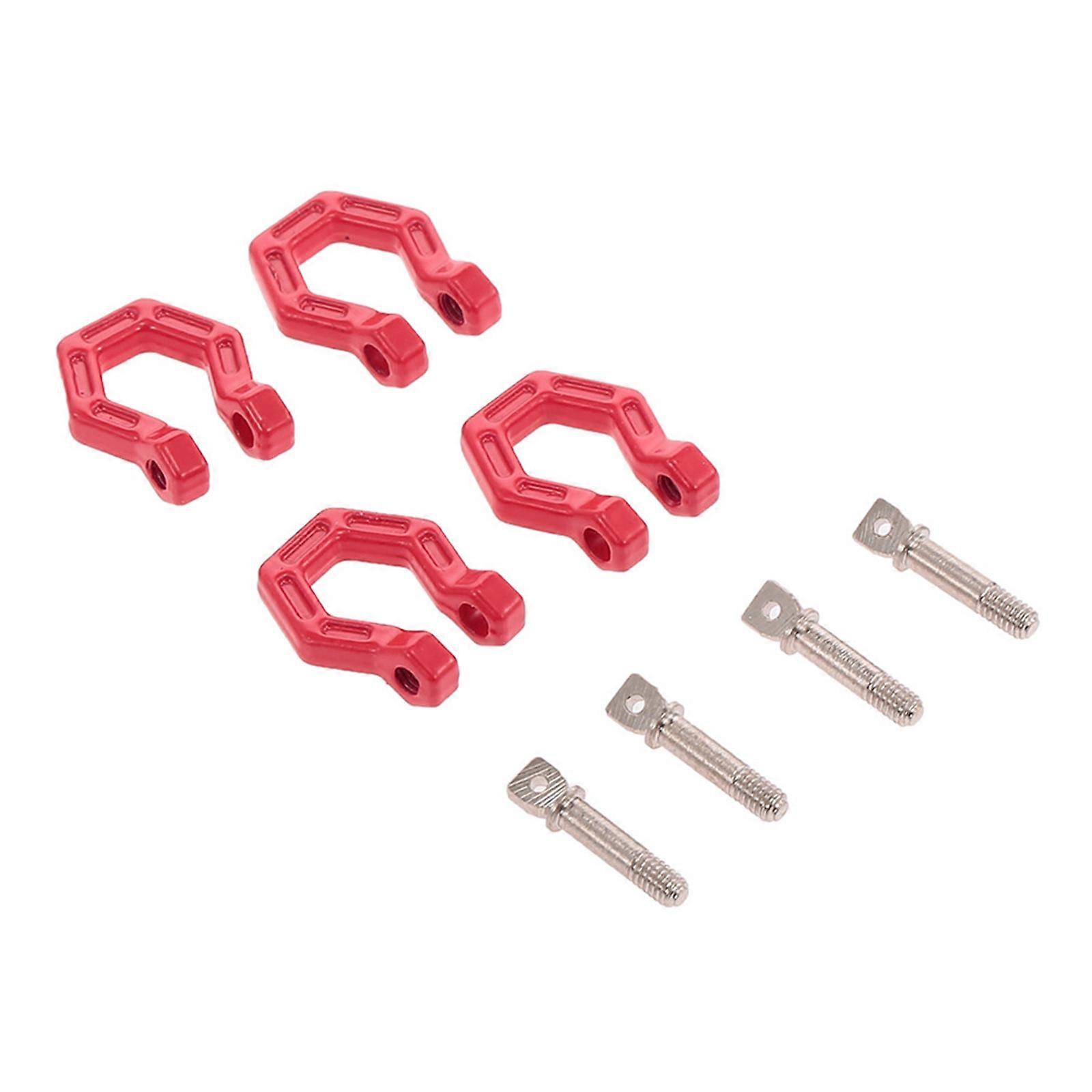 RC High Quality Alluminum Alloy Metal Bumper D-ring Tow Hook for:TRX4 SCX10 Model RC Crawler Car Multicolor