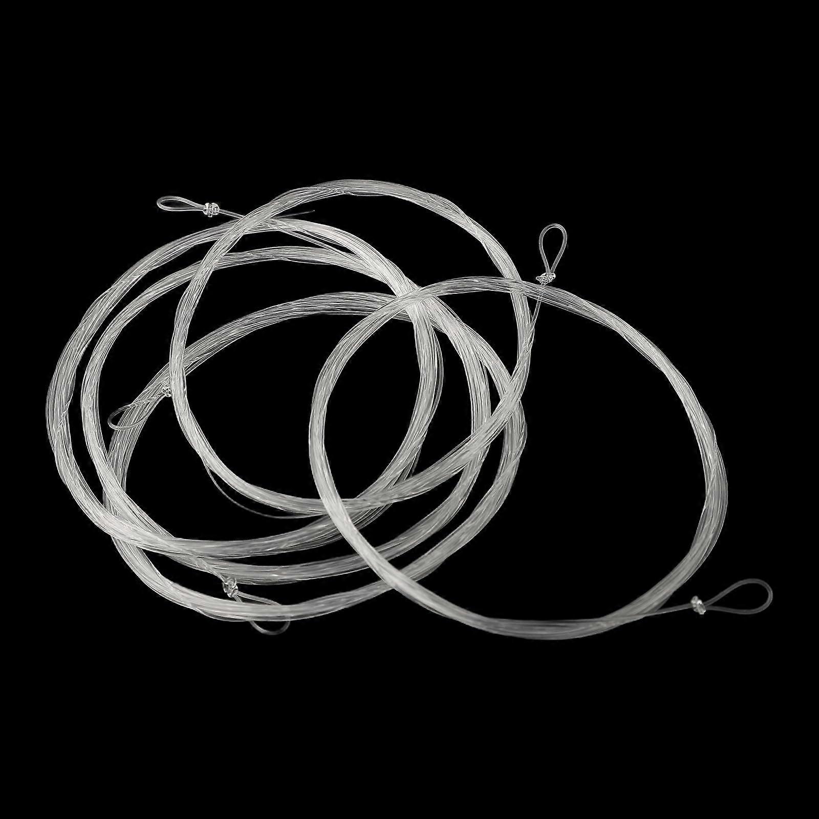 5 x Tapered Fly Fishing 9ft Length Convenient Loop Clear Line 0X
