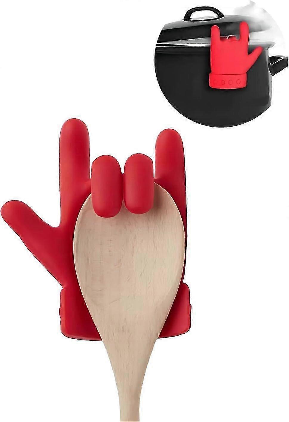 Splashproof Silicone Pot Lid Holder - Cute Bionic Design