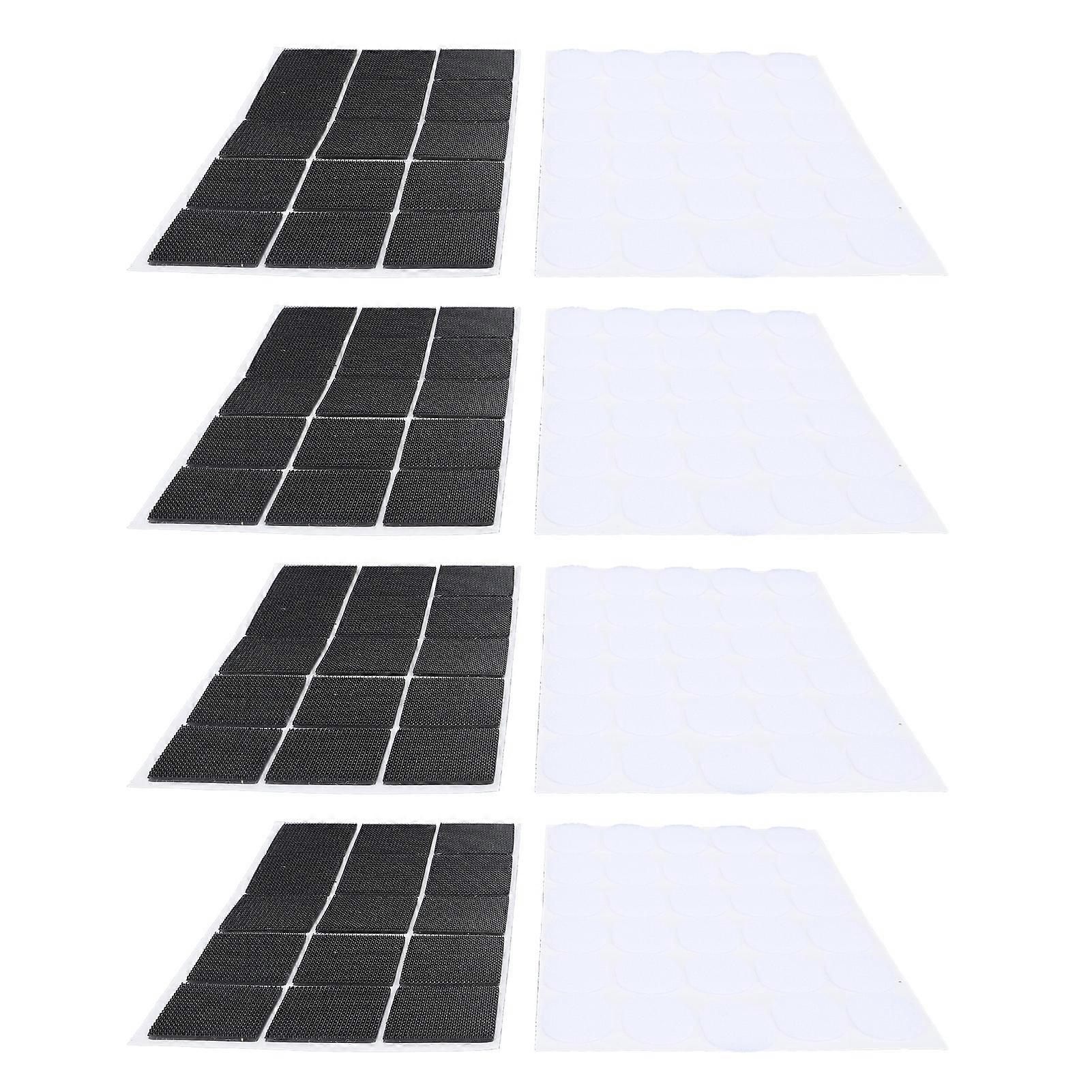 10 Sets Blackout Curtain Adhesive Strip Multifunctional Hook and Loop Fastener Tape for Home School Office Store Factory 