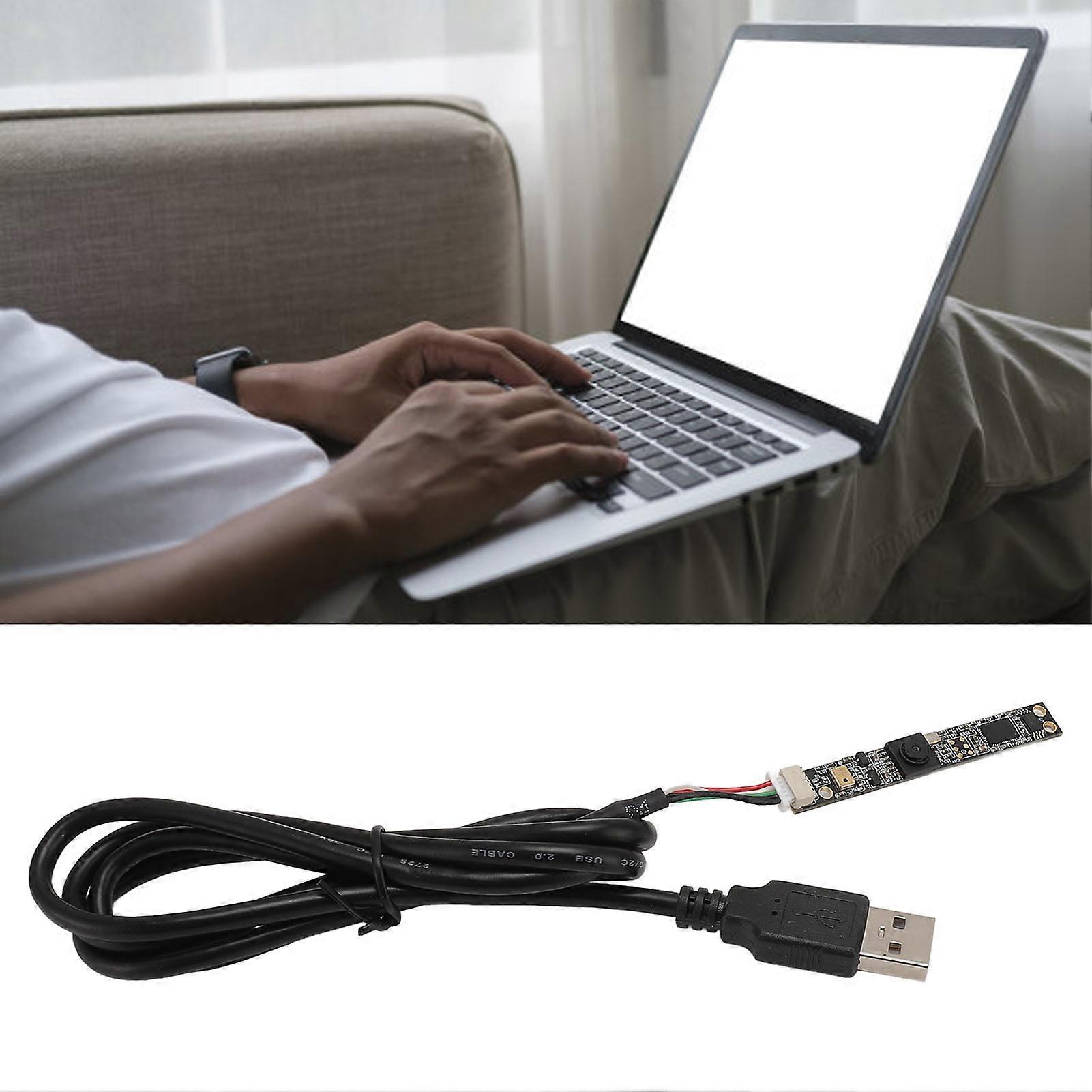 USB Camera Module 2MP 1600x1200 Resolution 120 Degree FOV Autofocus Webcam Module with Microphone 