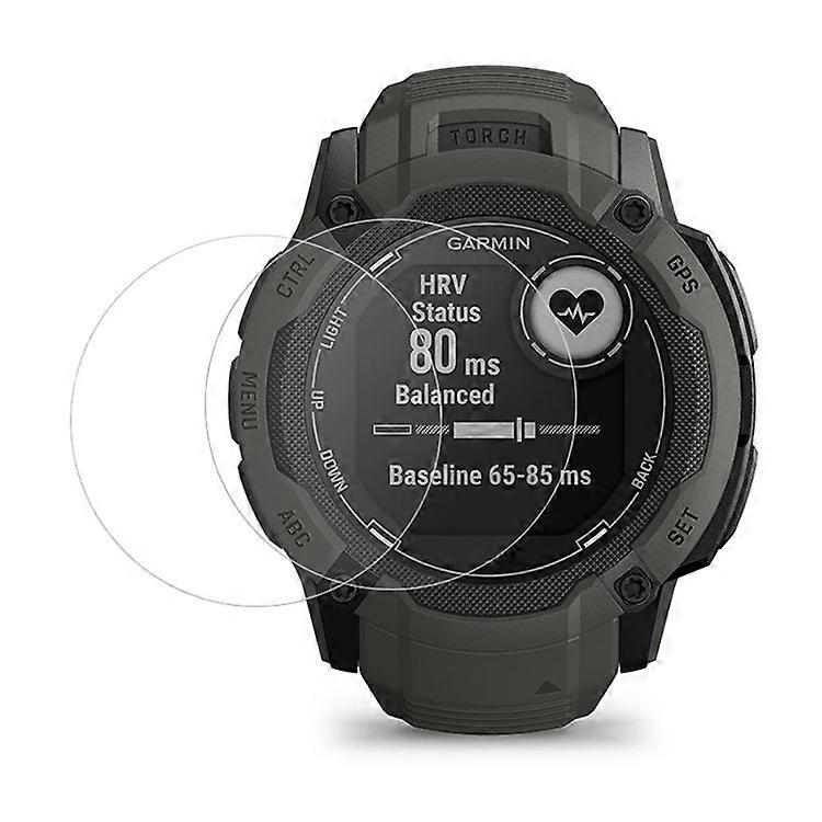 2Pcs Compatible For Garmin Instinct 2X TPU Watch Screen Protector Ultra Clear