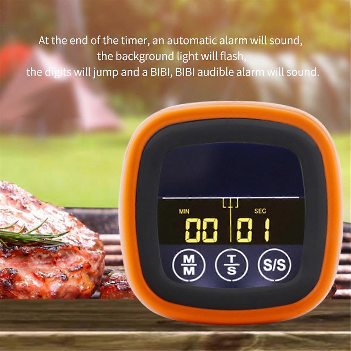 Double Needle Food Thermometer Kitchen Baking Touch Digital Display Thermometer Probe Type Meat Bar