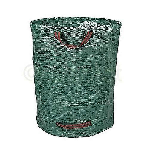 Garden Waste Bag Pop Up Lawn Leaves Collector 65 Gallon Heavy Duty Green Bin for Yard Cleanup