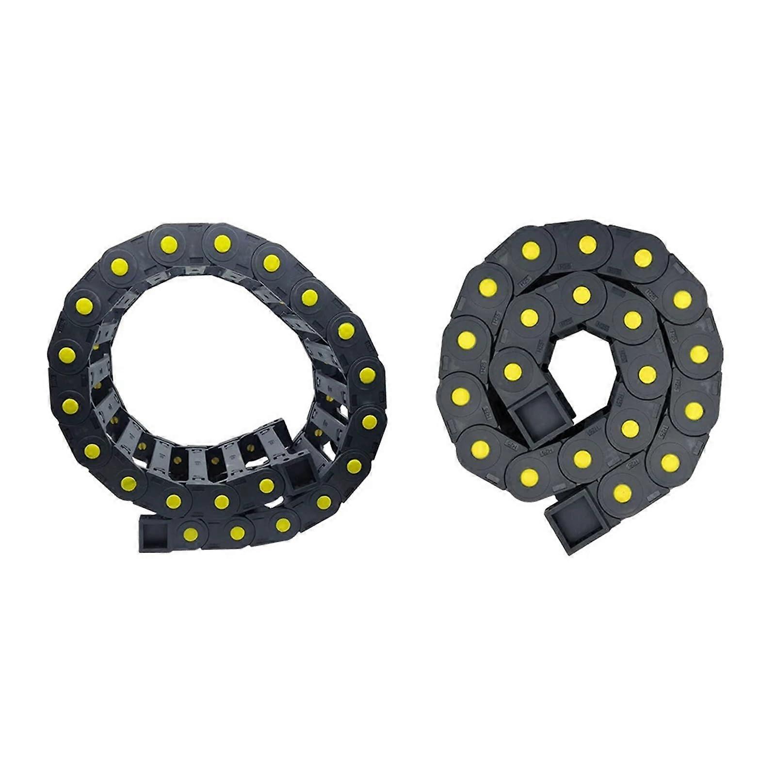 Tow rope nylon machine, closed tow chain L 1 m, R55 25x25 mmENCLOSED 55 Mm