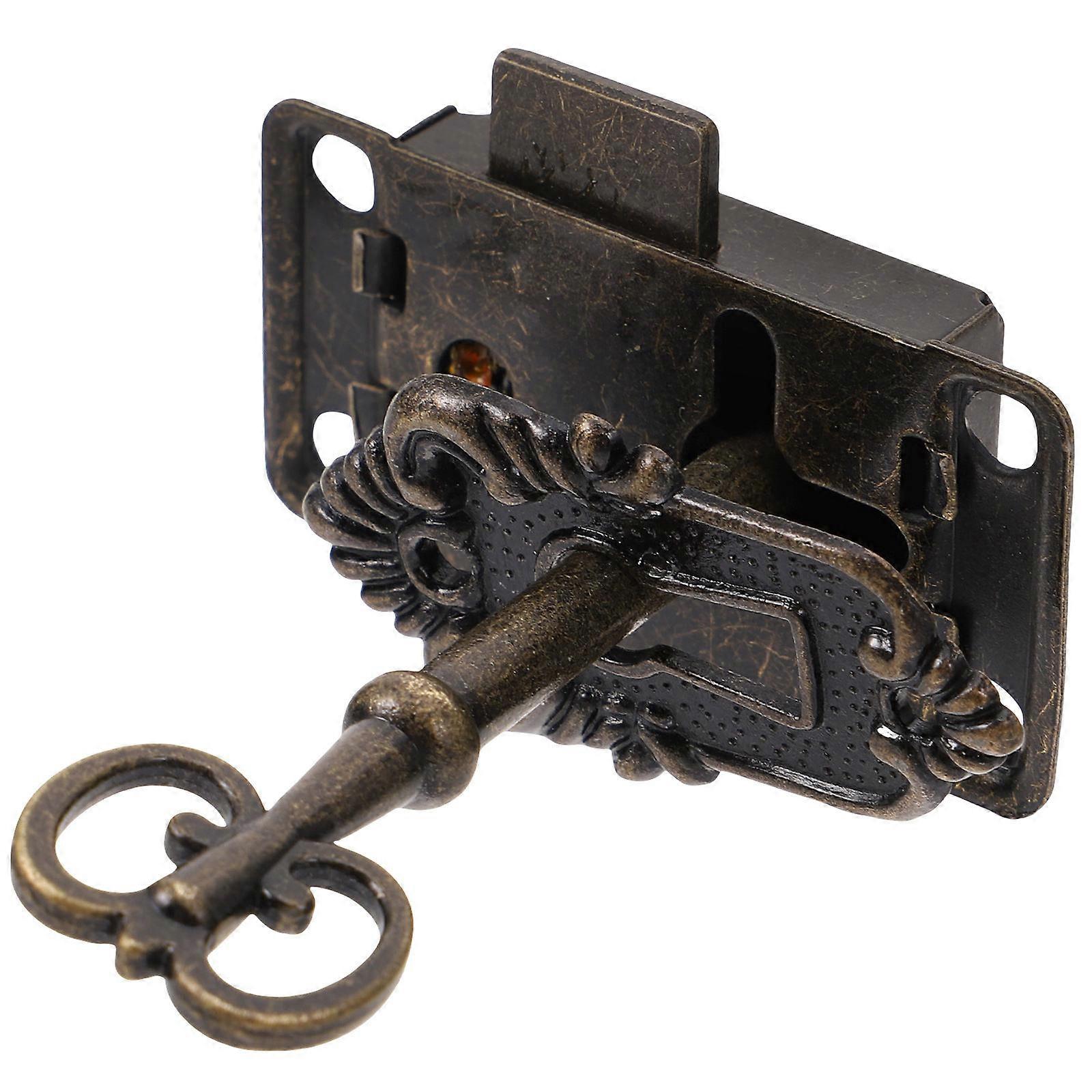 Secure Furniture Lock Set with Key, Classic Design Suitable for Various Purposes