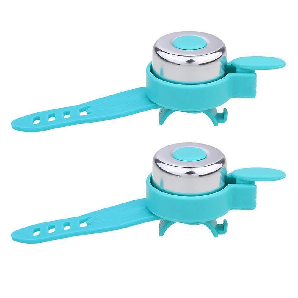 Bell for Bicycles, Durable Plastic Design, Ensures Two Wheels