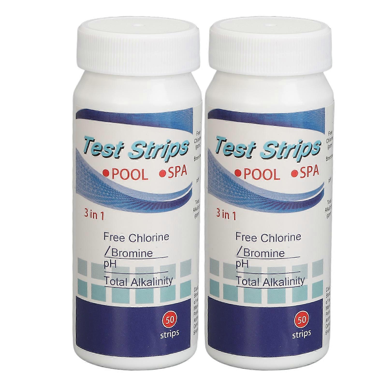 100pcs PH Extensive Test Paper Accurate Result PH Testing Strip with 2pcs Storage Bottles