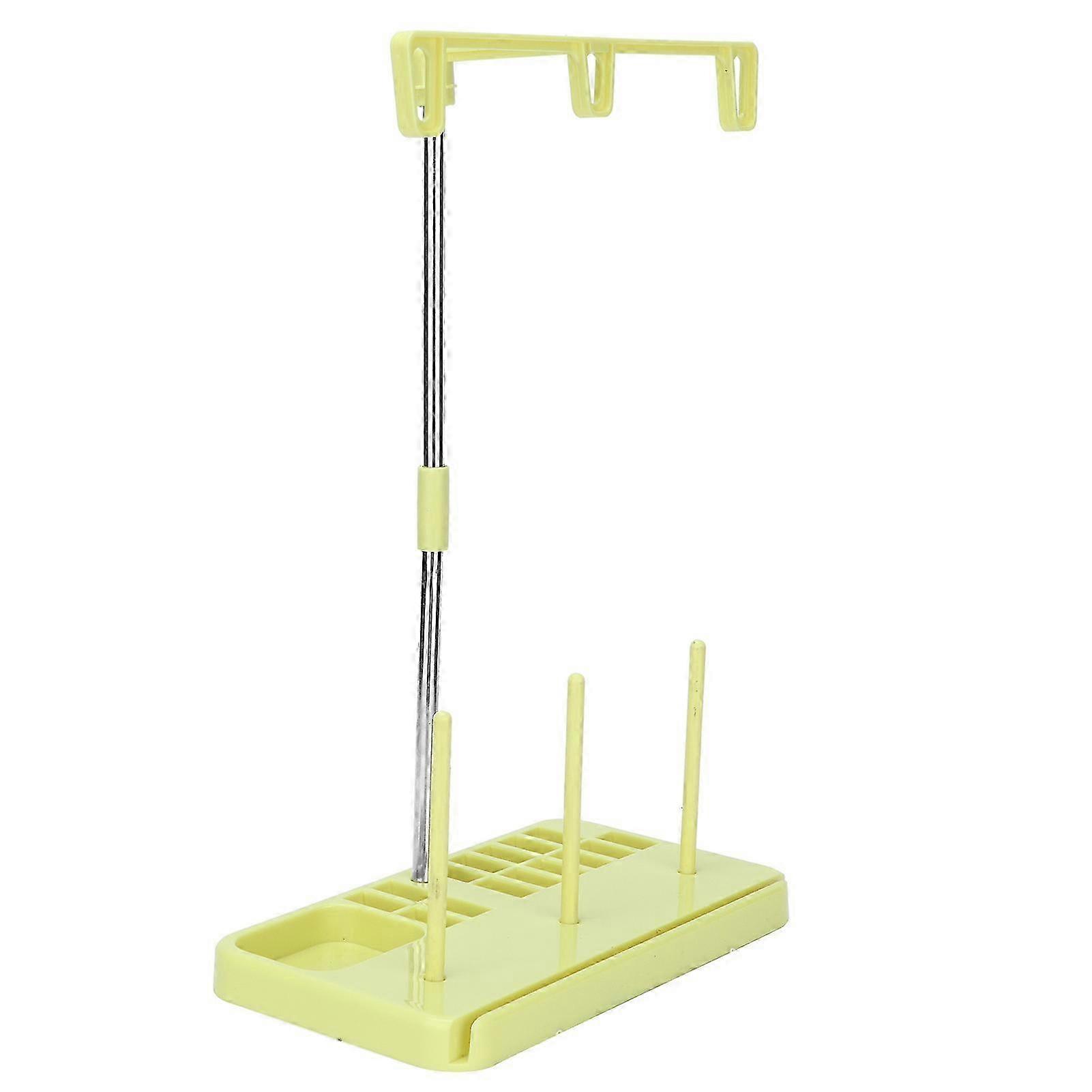 3 Spools Thread Rack Removable Household Sewing Tools Spool Tools Holder for Household Sewing MachineYellow--