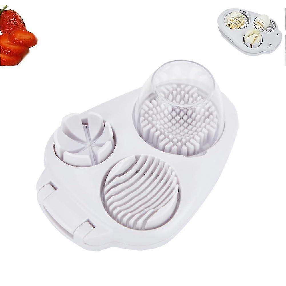 3 Way Stainless Steel Egg Slicer for Kitchen Use