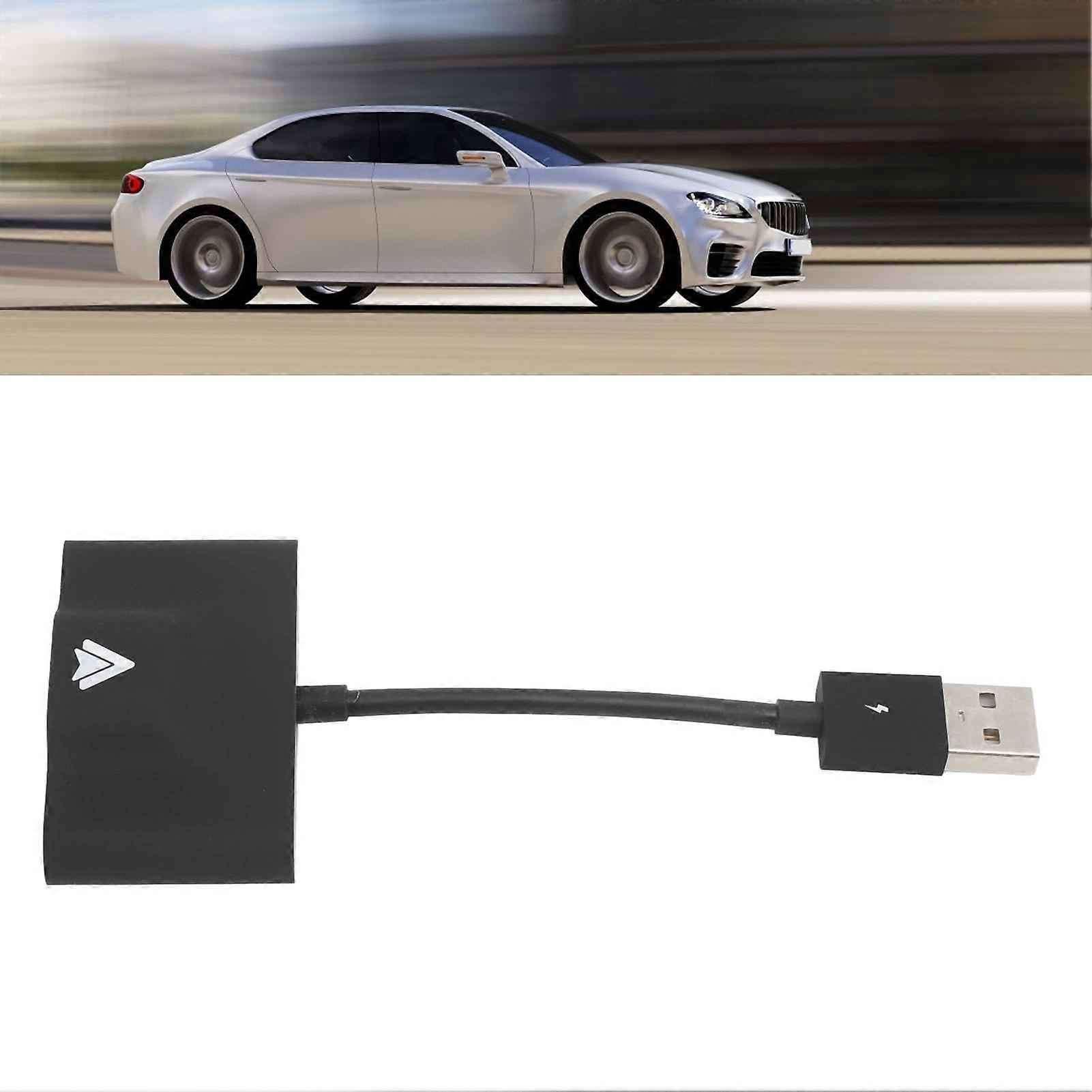 Adattatore per auto wireless per Android di tipo C Plug and Play Dongle automatico wireless per auto nero