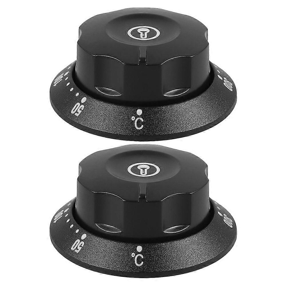 2pcs Universal Temperature Control Knob for Ovens Fryers and Water Heaters Range Control Knob Replacement Thermostat Oven Knob