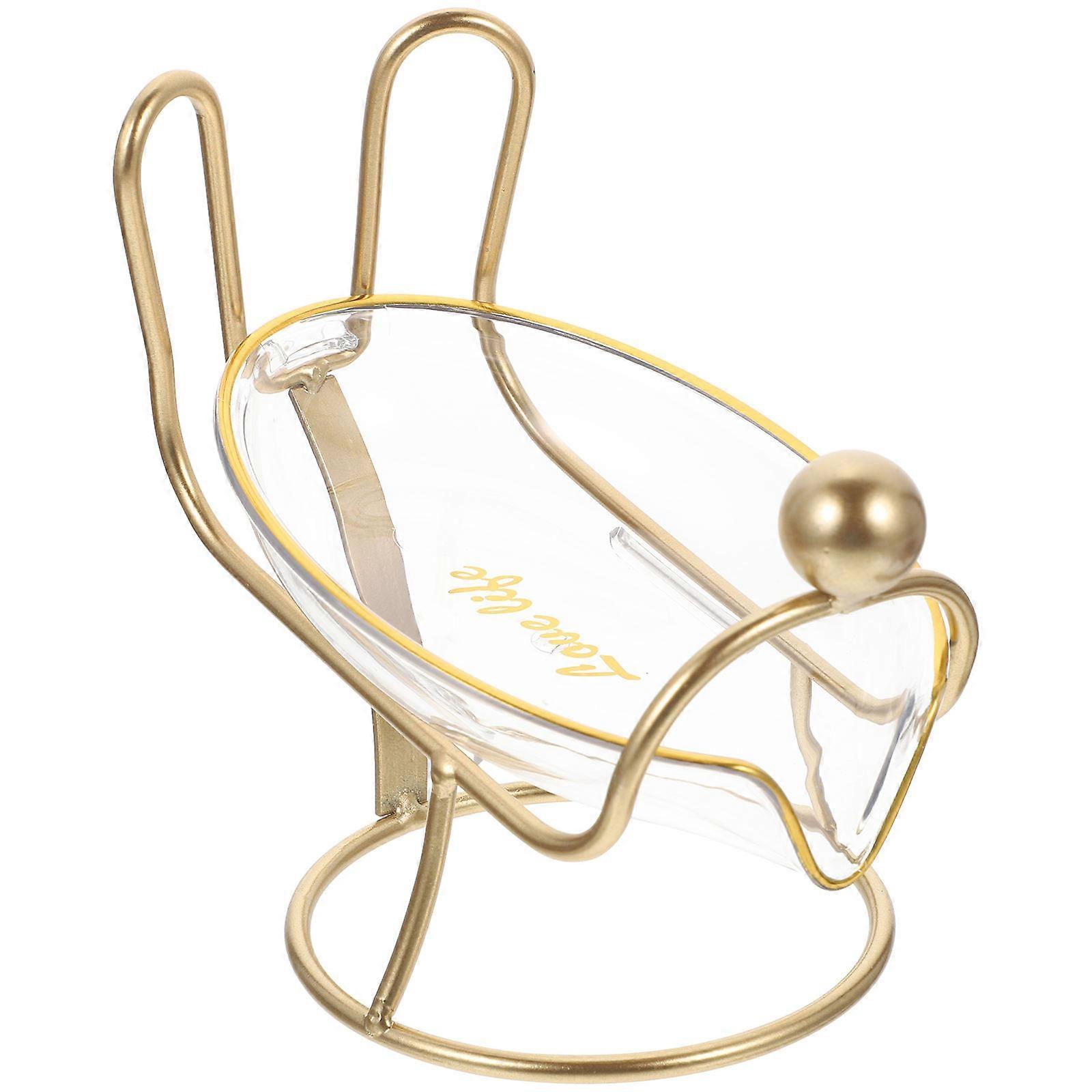 Draining Soap Container Rabbit Shape For Kitchen 12x9.5x13cm Plastic Waterproof 1 Set