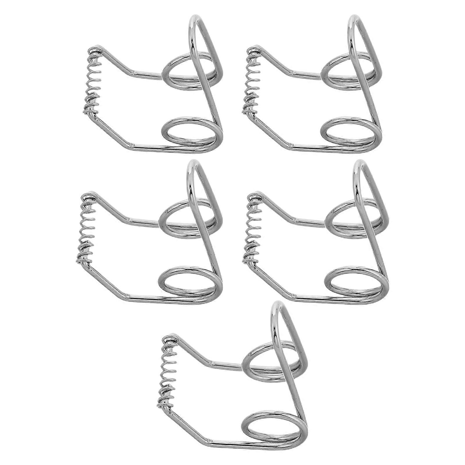 5pcs Trumpet Water Key Spit Valve Springs Replacement for Brass Instruments Secure Fit Ideal for School Bands and Music Training