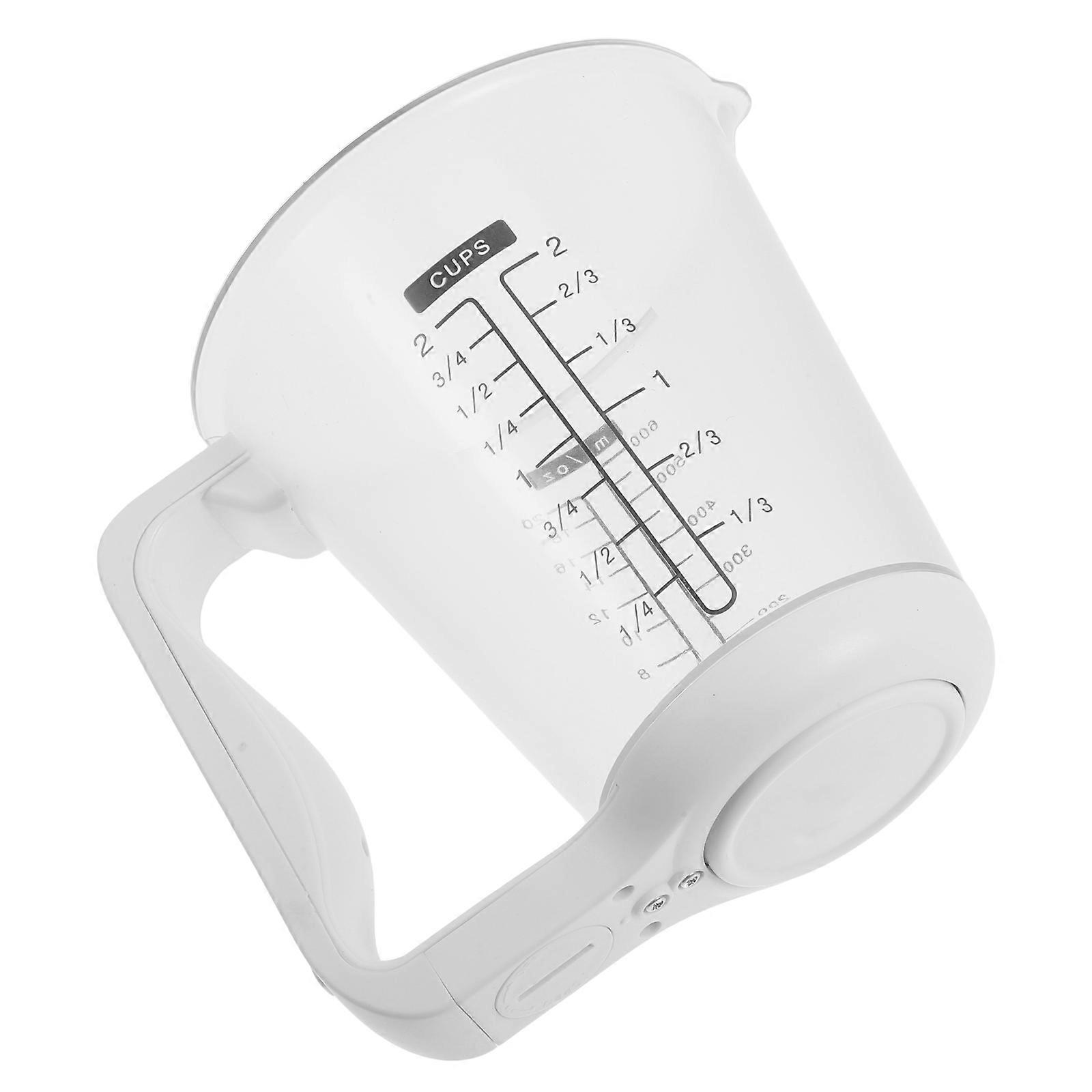 Sleek Design Digital Measuring Jug with LCD Display Accurate Food Weight and Temperature Measuring Tool for Kitchen 1Pcs
