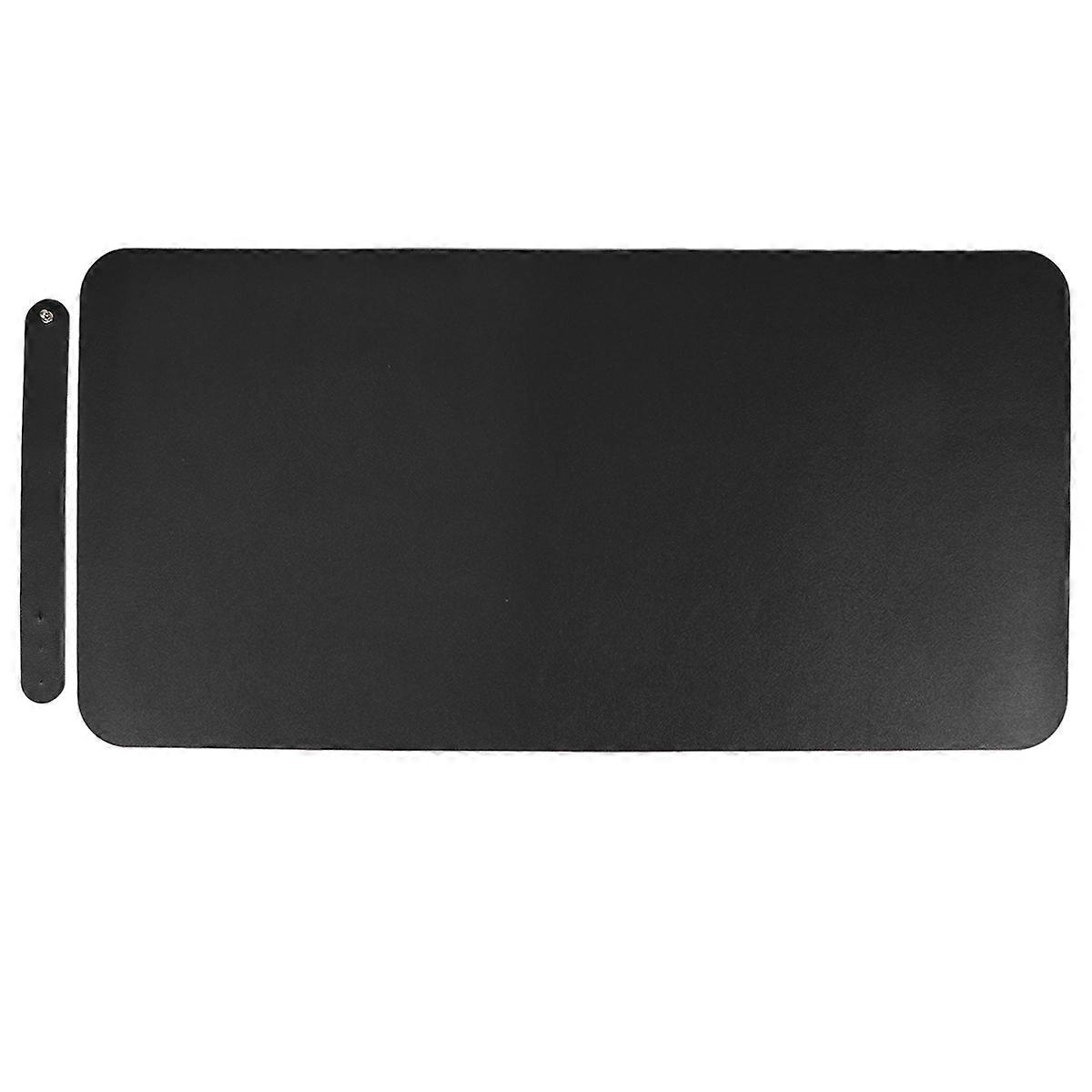 Black Desktop Mouse Pad & Writing Cushion for Home Office – Slip Resistant, Ergonomic, Wrist Fatigue Relief, Easy to Clean Mat
